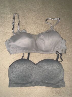 Everyday Wireless Gray Comfort Bra - Pack of 2
